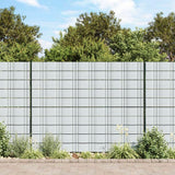 vidaXL Tuinschermen 10 st 252,5x19 m PVC lichtgrijs