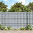 vidaXL Tuinschermen 10 st 252,5x19 m PVC lichtgrijs