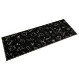 vidaXL Keukenmat wasbaar groenteprint 45x150 cm fluweel