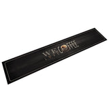 vidaXL Keukenmat wasbaar groenteprint 45x150 cm fluweel