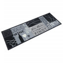 vidaXL Keukenmat wasbaar groenteprint 45x150 cm fluweel