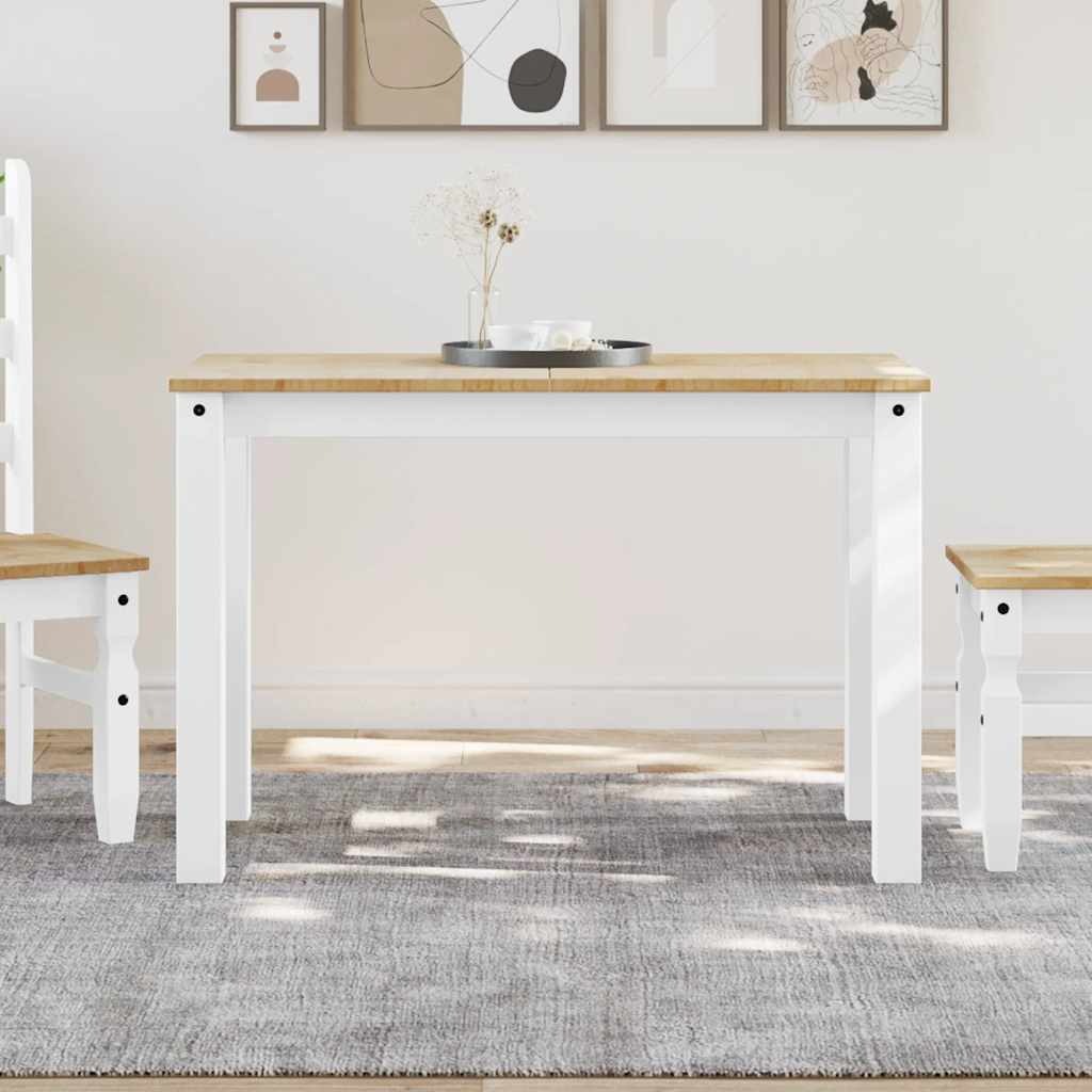 vidaXL Eettafel Panama 112x60x75 cm massief grenenhout