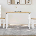 vidaXL Eettafel Panama 112x60x75 cm massief grenenhout