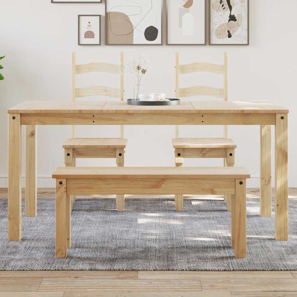 vidaXL Eettafel Panama 112x60x75 cm massief grenenhout
