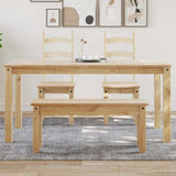 vidaXL Eettafel Panama 112x60x75 cm massief grenenhout