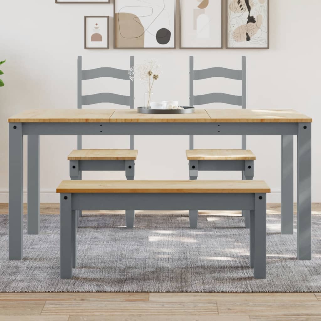vidaXL Eettafel Panama 112x60x75 cm massief grenenhout