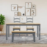 vidaXL Eettafel Panama 112x60x75 cm massief grenenhout