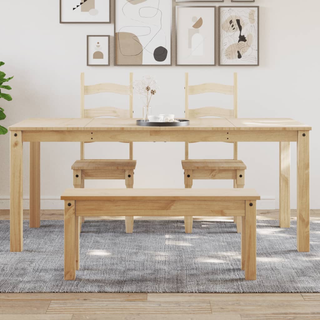 vidaXL Eettafel Panama 112x60x75 cm massief grenenhout