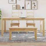 vidaXL Eettafel Panama 112x60x75 cm massief grenenhout