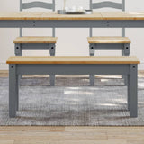 vidaXL Eetkamerbank Panama 105x30x45 cm massief grenenhout