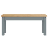 vidaXL Eetkamerbank Panama 105x30x45 cm massief grenenhout