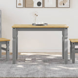 vidaXL Corona Dining Table 112x60x75 cm Solid Pine Wood