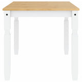 vidaXL Corona Dining Table 112x60x75 cm Solid Pine Wood