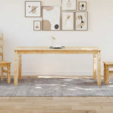 vidaXL Corona Dining Table 112x60x75 cm Solid Pine Wood
