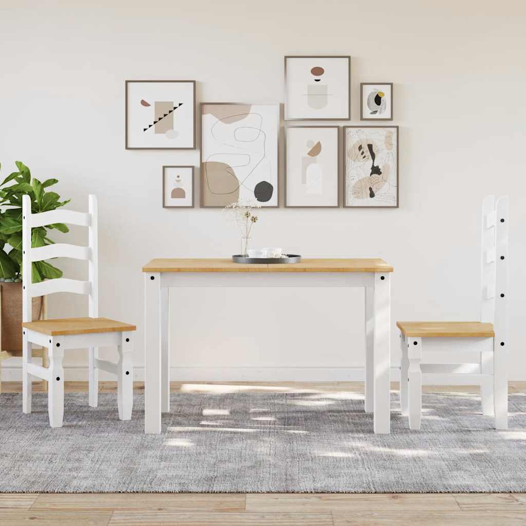 vidaXL Eetkamerstoelen 2 st Corona 42x47x107 cm grenenhout