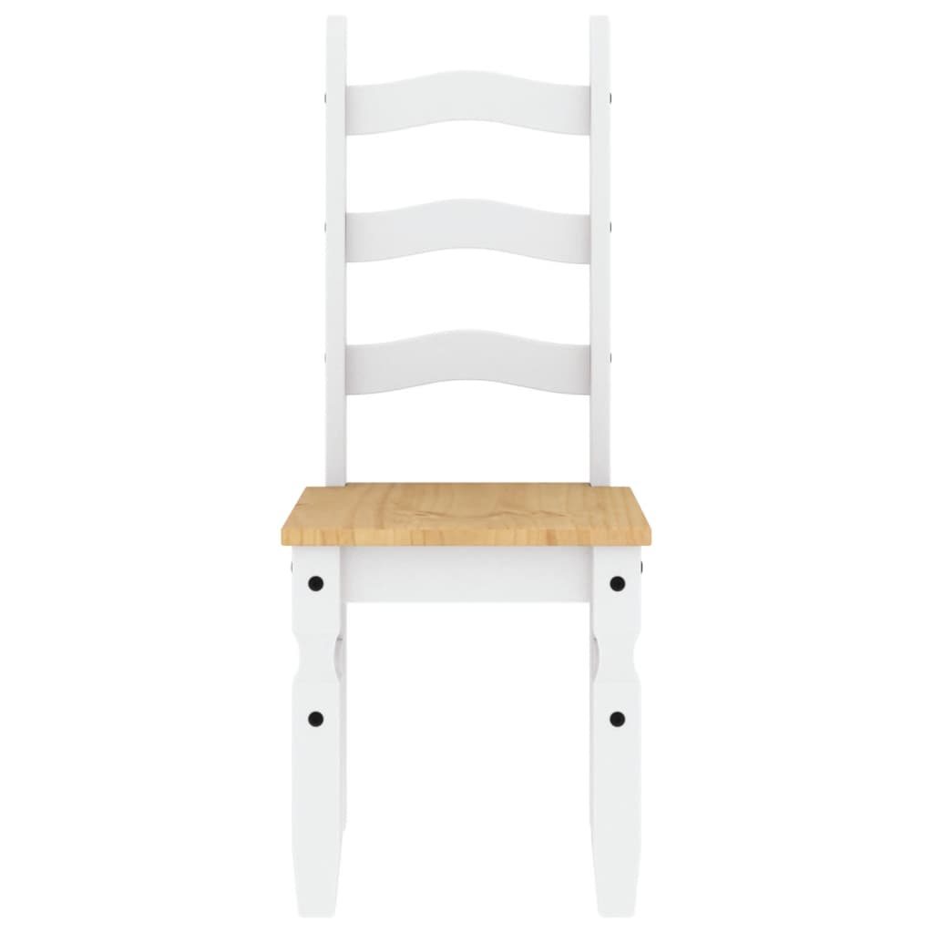 vidaXL Eetkamerstoelen 2 st Corona 42x47x107 cm grenenhout