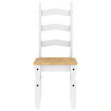 vidaXL Eetkamerstoelen 2 st Corona 42x47x107 cm grenenhout