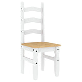 vidaXL Eetkamerstoelen 2 st Corona 42x47x107 cm grenenhout