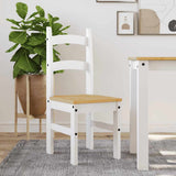 vidaXL Eetkamerstoelen 2 st 40x46x99 cm massief grenenhout