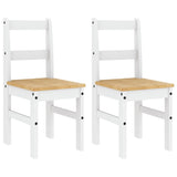 vidaXL Eetkamerstoelen 2 st Panama 40x46x90 cm grenenhout
