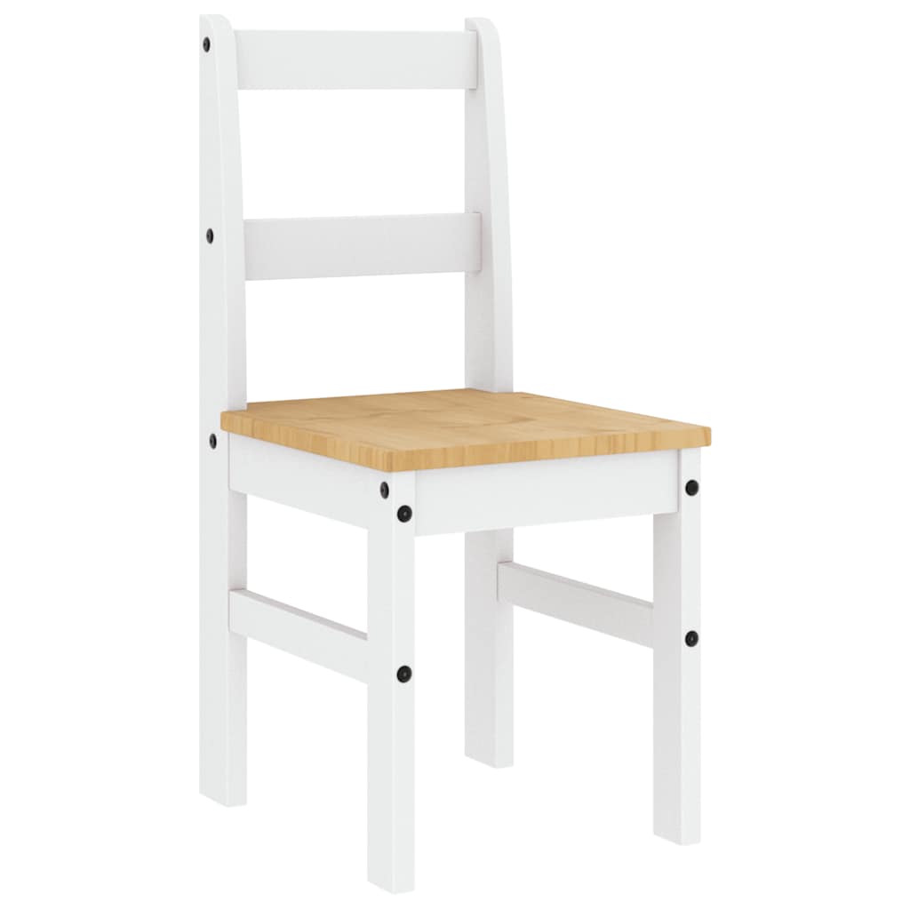 vidaXL Eetkamerstoelen 2 st Panama 40x46x90 cm grenenhout