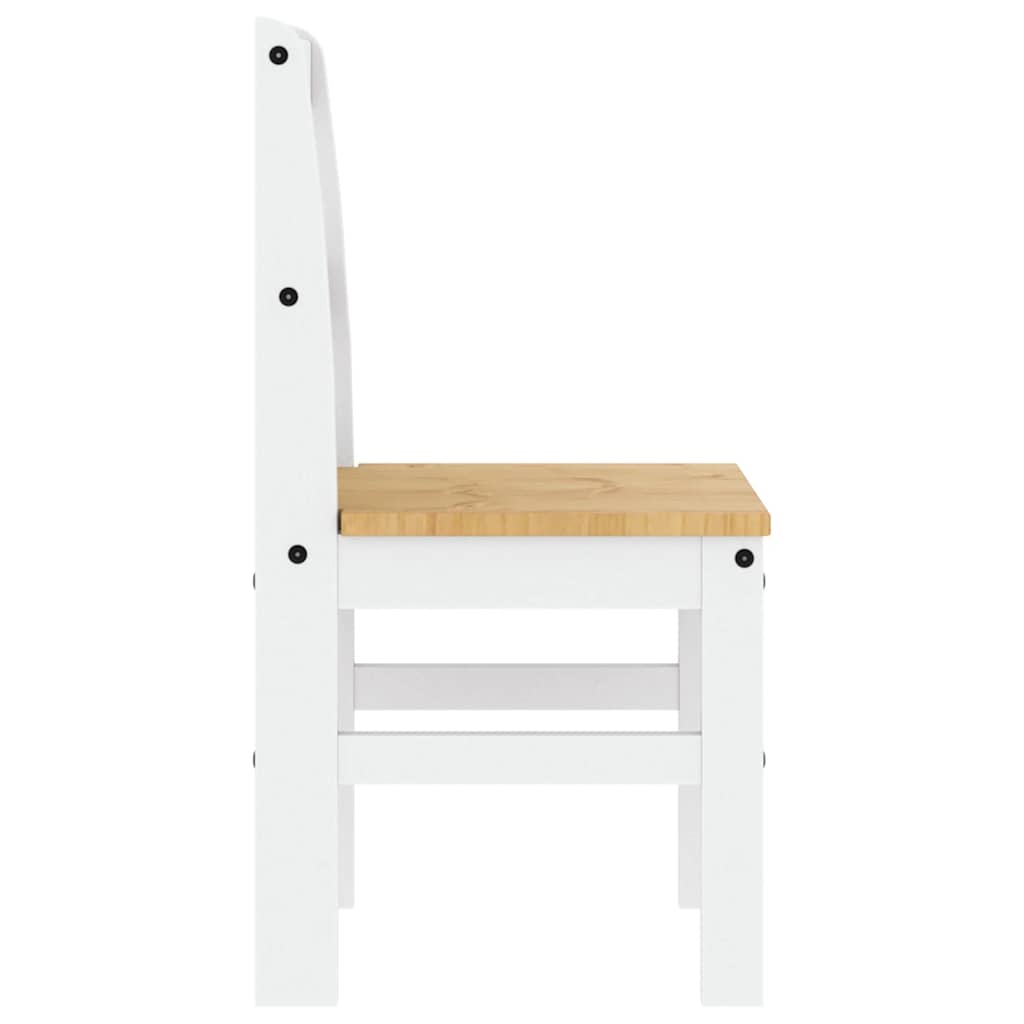 vidaXL Eetkamerstoelen 2 st Panama 40x46x90 cm grenenhout