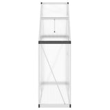 vidaXL Tuinkas met basisframe 169x58x195 cm aluminium zilverkleurig