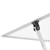 vidaXL Tuinkas met basisframe 169x58x195 cm aluminium zilverkleurig