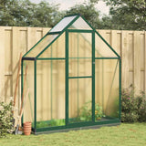 vidaXL Tuinkas met basisframe 169x58x195 cm aluminium zilverkleurig