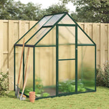 vidaXL Tuinkas met basisframe 169x58x195 cm aluminium zilverkleurig