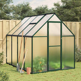 vidaXL Tuinkas met basisframe 169x58x195 cm aluminium zilverkleurig