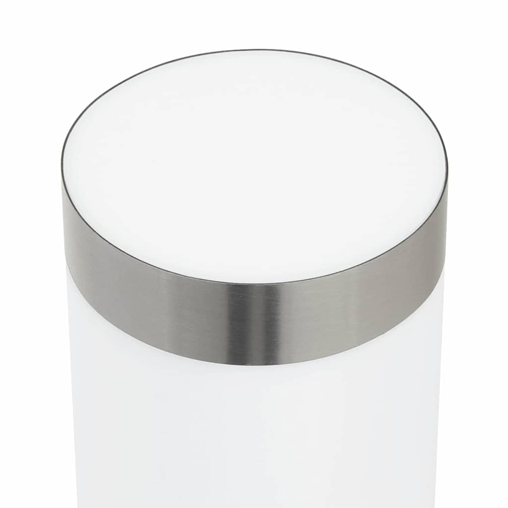 vidaXL Buitenwandlamp Zilver 12 x 8,5 x 27 cm RVS en plastic