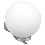 vidaXL Buitenwandlamp Zilver 29 x 25 x 33 cm RVS en plastic