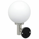 vidaXL Buitenwandlamp Zilver 28 x 25 x 38 cm RVS en plastic