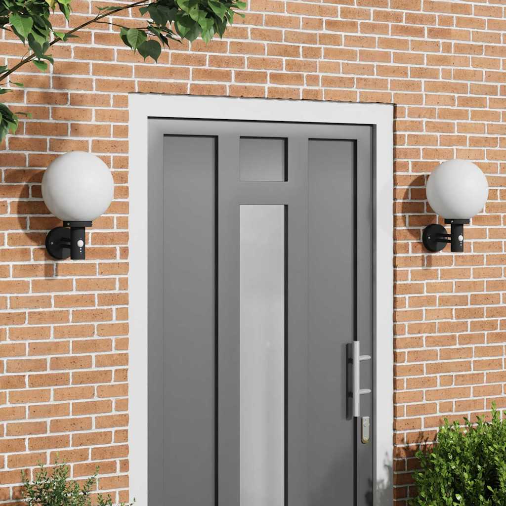 vidaXL Buitenwandlamp Zilver 28 x 25 x 38 cm RVS en plastic