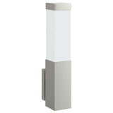 vidaXL Buitenwandlamp Zilver 10.5 x 6 x 33 cm RVS en plastic