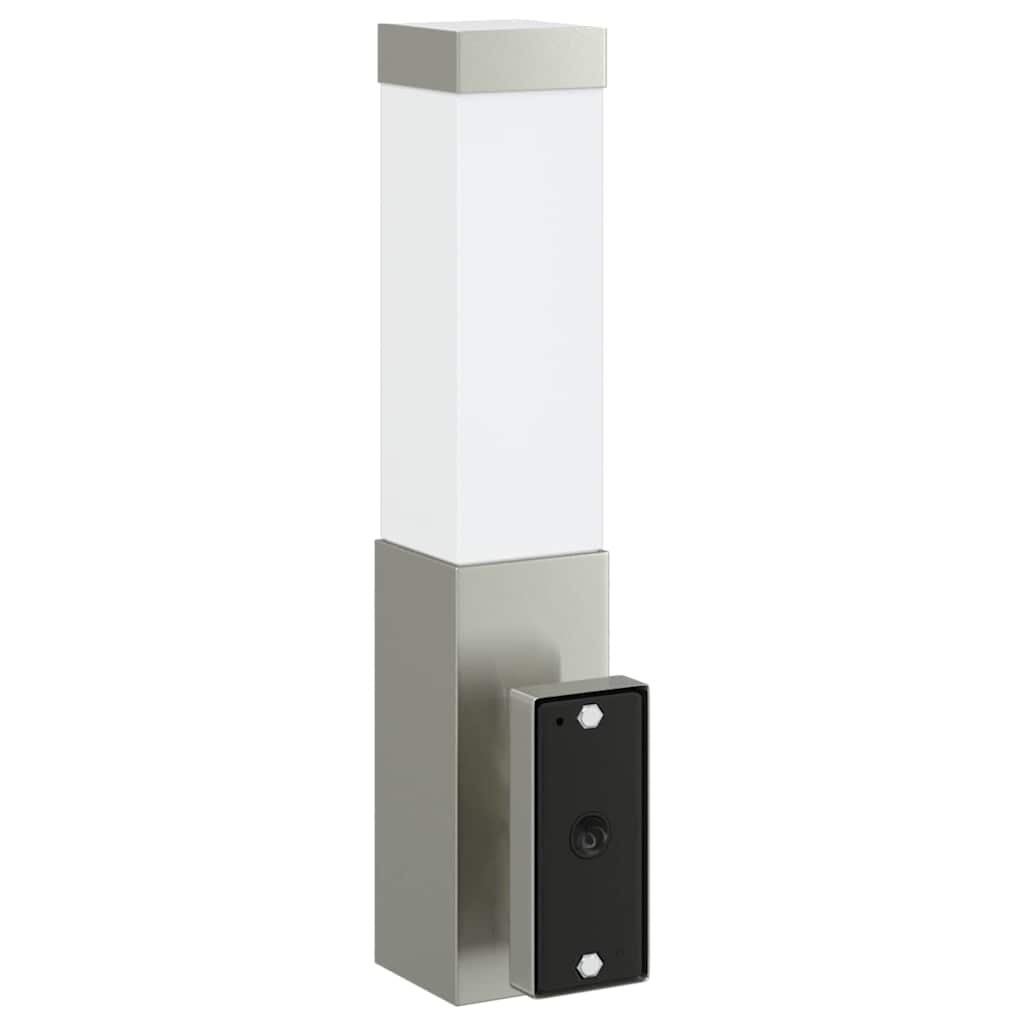 vidaXL Buitenwandlamp Zilver 10.5 x 6 x 33 cm RVS en plastic
