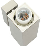 vidaXL Buitenwandlamp Zilver 10.5 x 6 x 33 cm RVS en plastic