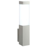 vidaXL Buitenwandlamp Zilver 10.5 x 6 x 33 cm RVS en plastic
