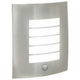 vidaXL Outdoor Wall Light Silver 23.5 x 9 x 26 cm Stainless Steel and Plastic