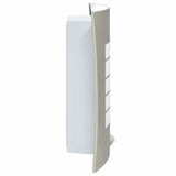 vidaXL Outdoor Wall Light Silver 23.5 x 9 x 26 cm Stainless Steel and Plastic