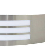 vidaXL Buitenwandlamp Zilver 32 x 10 x 10 cm RVS en plastic