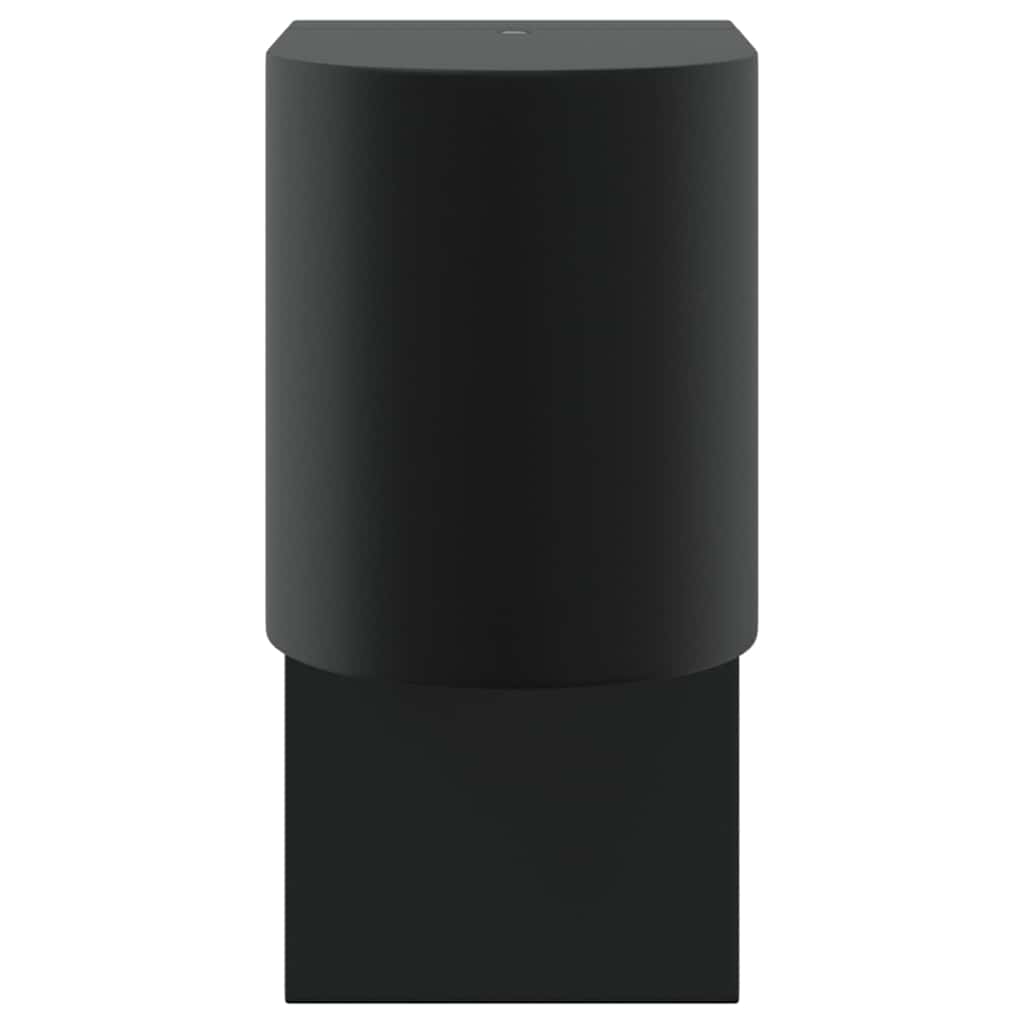 vidaXL Buitenwandlamp Zwart 12 x 7 x 15 cm Roestvrij staal