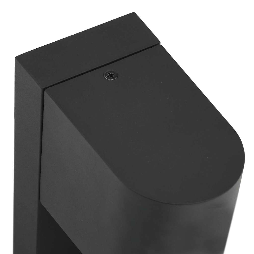 vidaXL Buitenwandlamp Zwart 12 x 7 x 15 cm Roestvrij staal