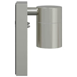 vidaXL Buitenwandlamp Zilver 6,5 x 10,5 x 16 cm