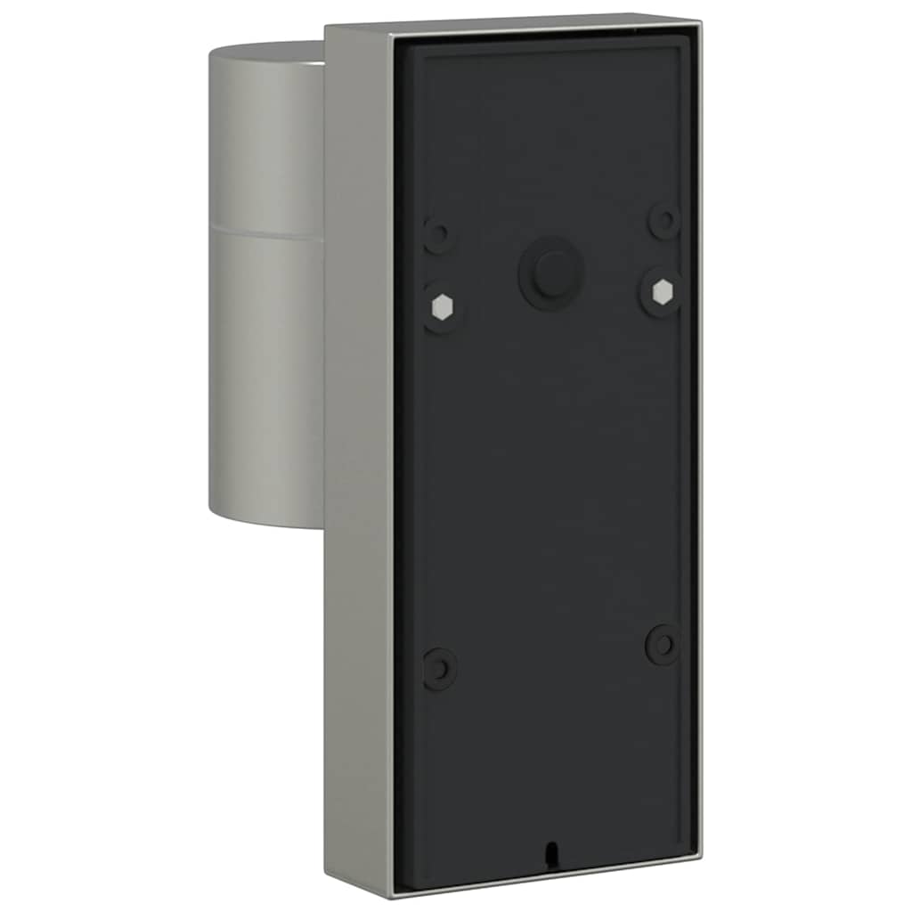 vidaXL Buitenwandlamp Zilver 6,5 x 10,5 x 16 cm