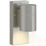 vidaXL Buitenwandlamp Zilver 6,5 x 10,5 x 16 cm