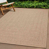 vidaXL Vloerkleed ZIZUR binnen en buiten 80x150 cm jute look