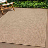 vidaXL Vloerkleed ZIZUR binnen en buiten 80x150 cm jute look