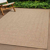 vidaXL Vloerkleed ZIZUR binnen en buiten 80x150 cm jute look